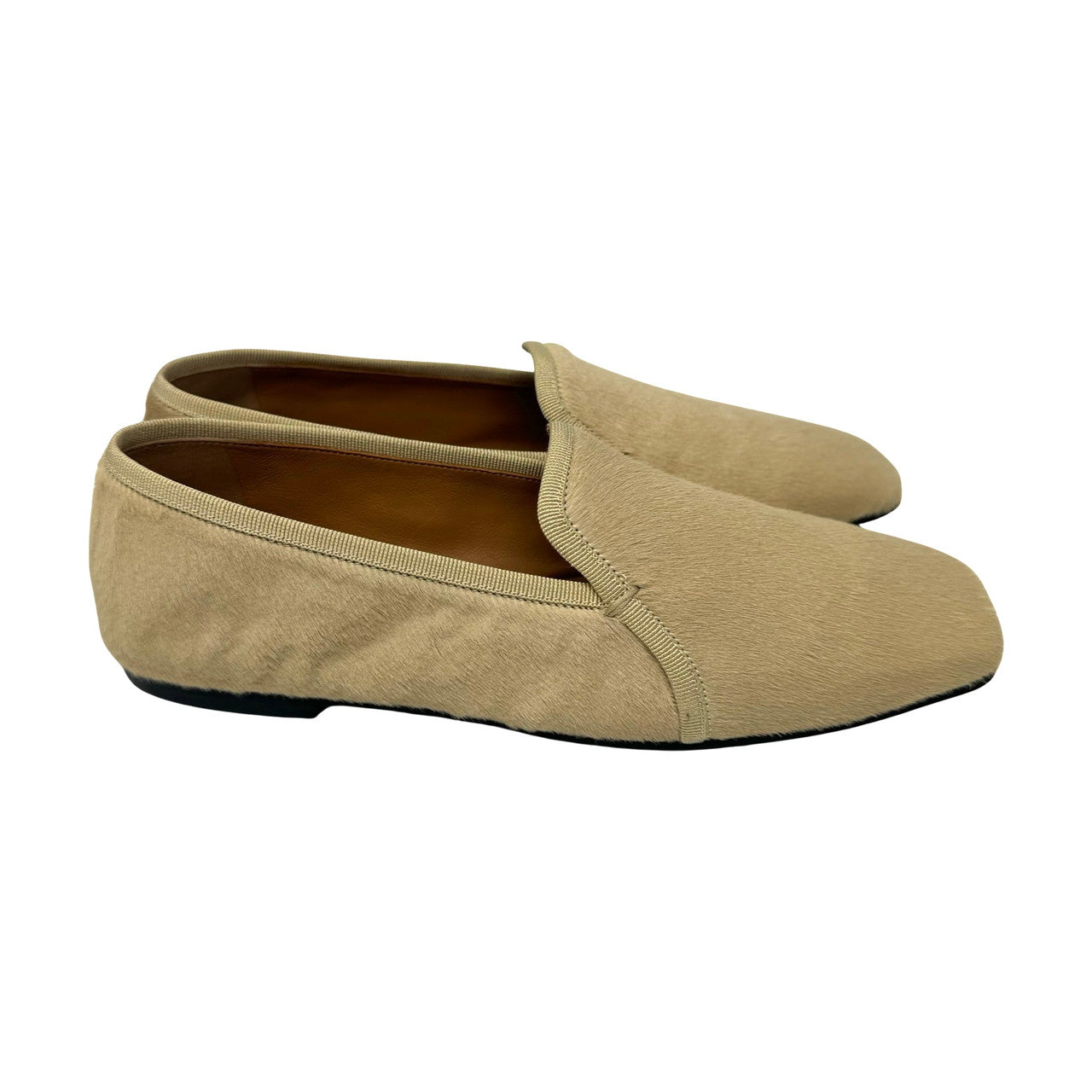 Emme Parsons Ivory Spencer Ponyhair Loafers-Thumbnail
