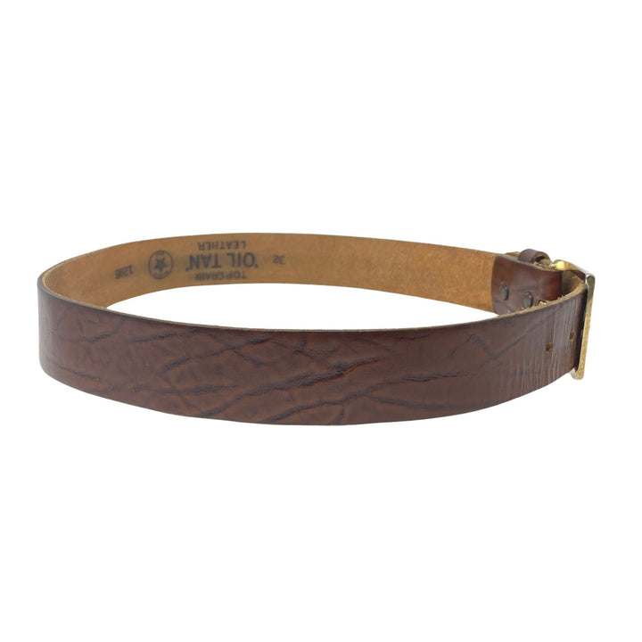 Crackle Pattern Leather Belt-Side 2