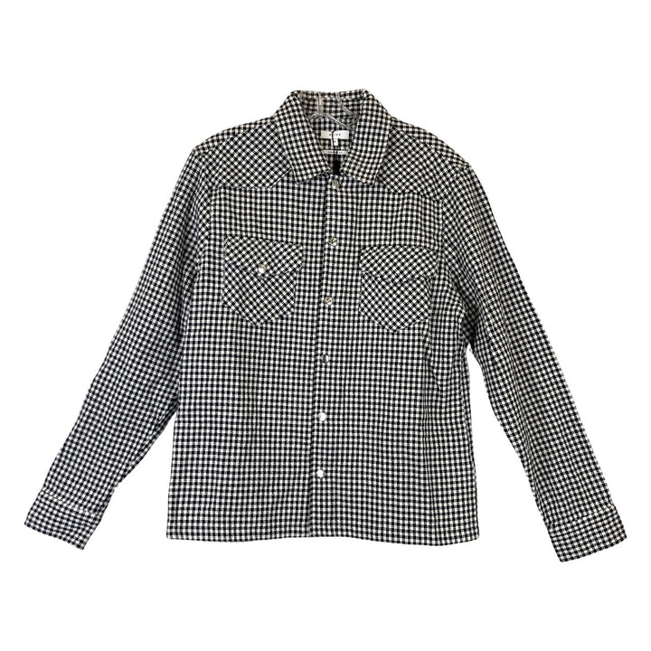 Reiss Bosworth Mono Dogtooth Shacket-Thumbnail