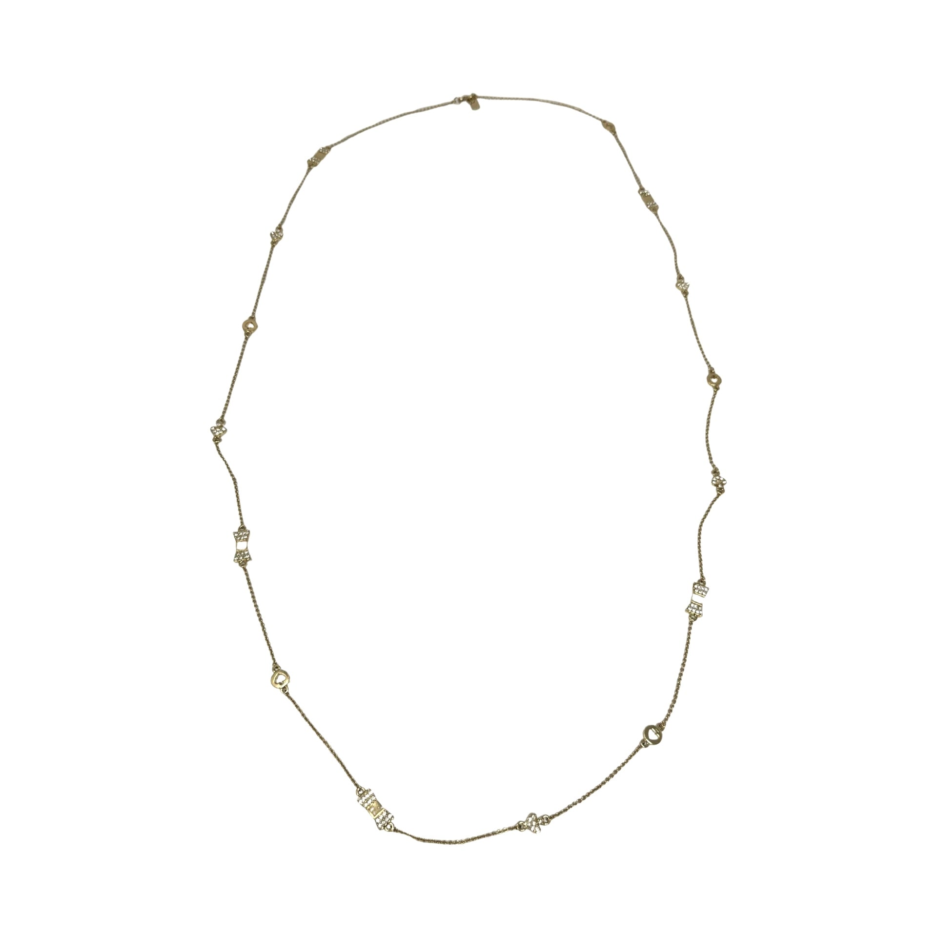 Kate Spade Long Charm Connector Chain Necklace