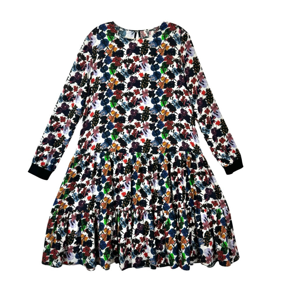 Payal Singhal Long Sleeve Floral Dress-Thumbnail