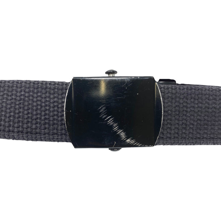 Navy Blue Box Buckle Belt-Detail