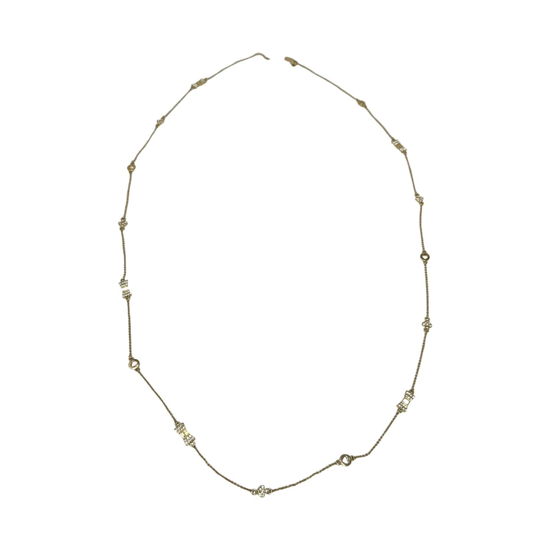 Kate Spade Long Charm Connector Chain Necklace