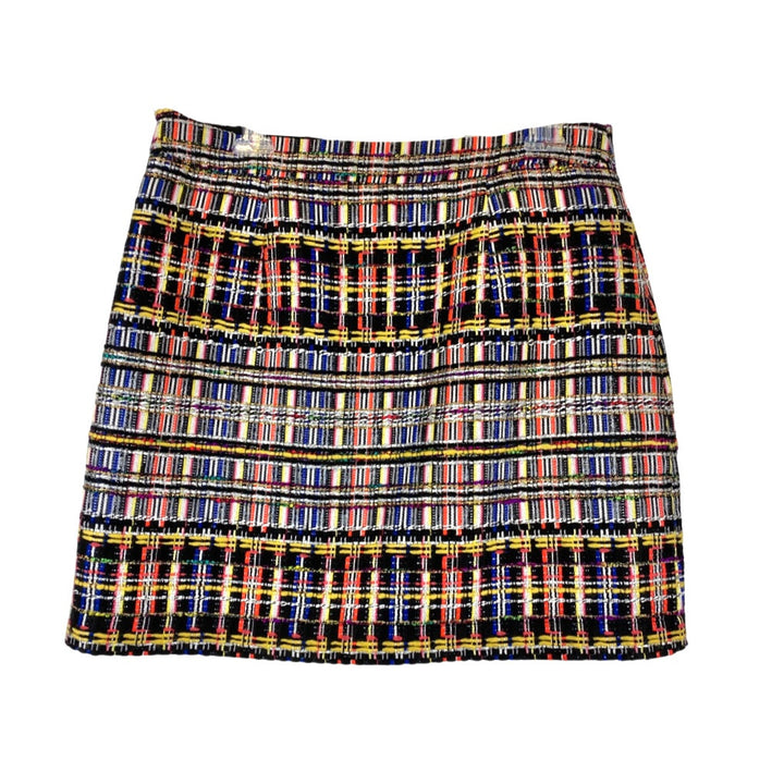 Milly Tweed Mini Skirt-Back