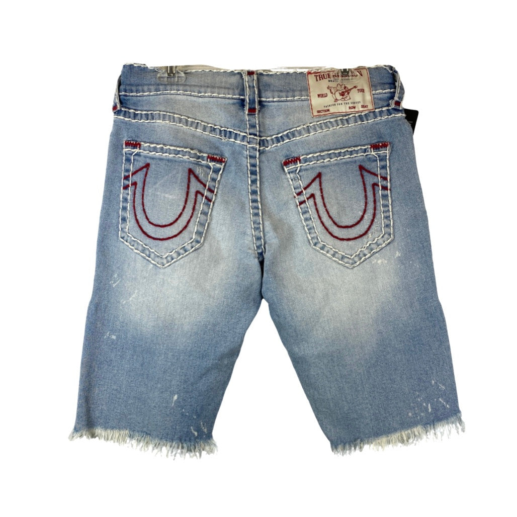 True Religion Rocco Relaxed Skinny Shorts-Back