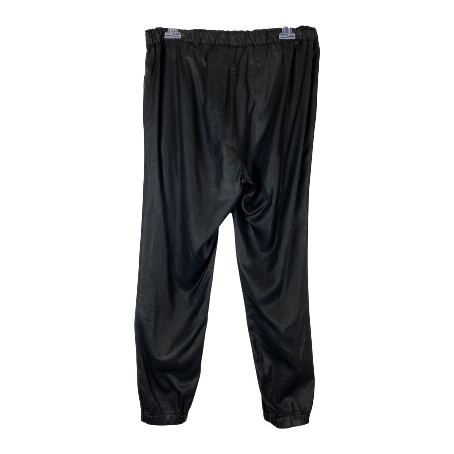 AG Adriano Goldschmied Coated Ankle Zip Pants-Back