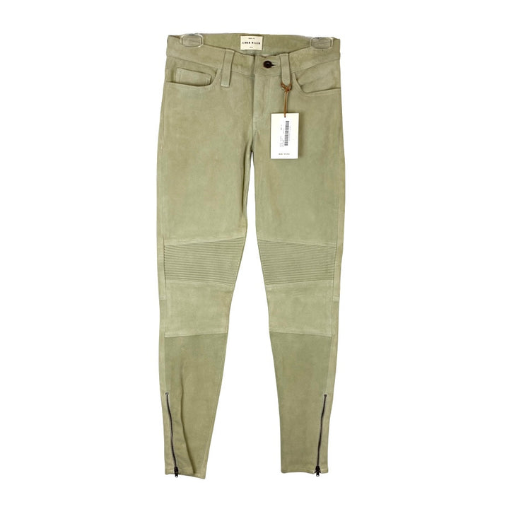 Simon Miller Suede Skinny Moto Pants-Thumbnail