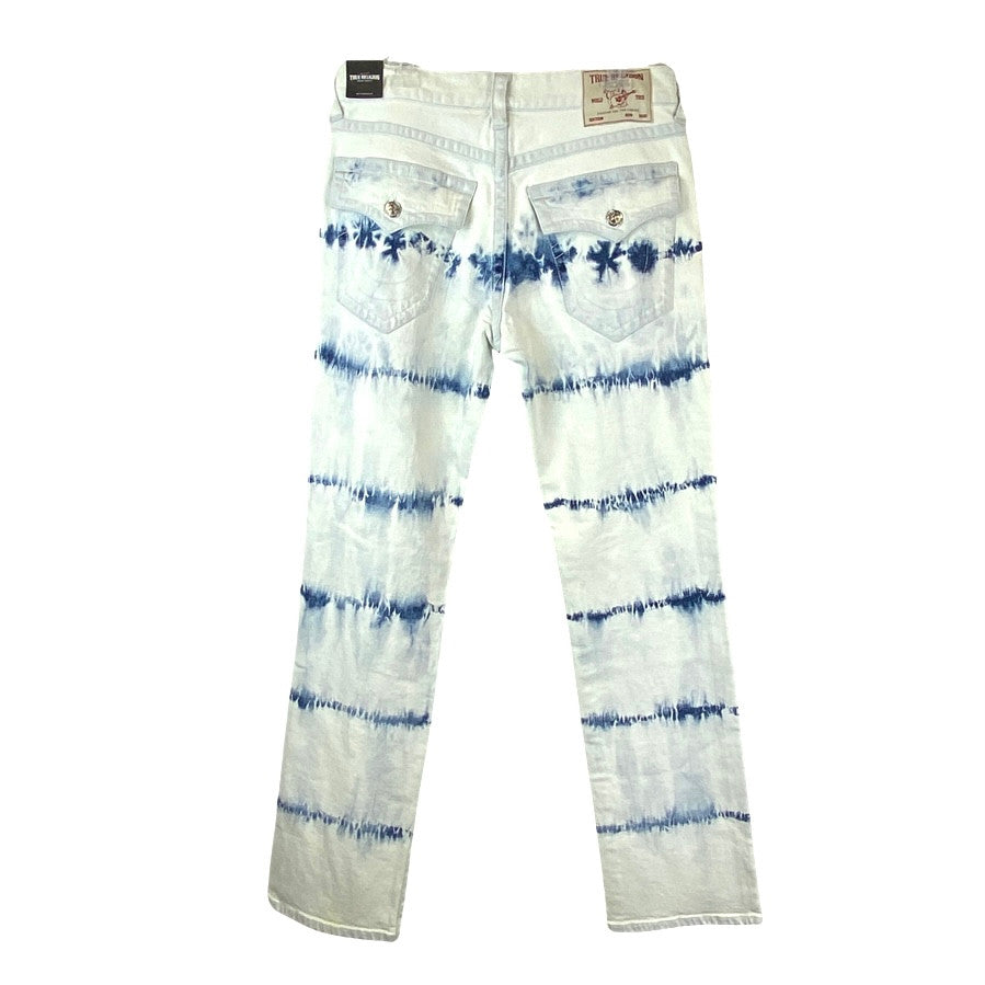 True Religion Ricky Relaxed Straight Tie Dye Jeans-Back