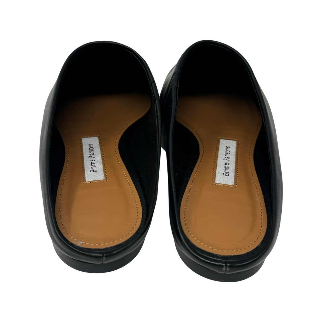 Emme Parsons Glider Leather Mules-Back