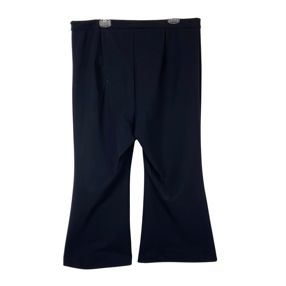 Adam Lippes Bonded Neoprene Flared Pants-Back