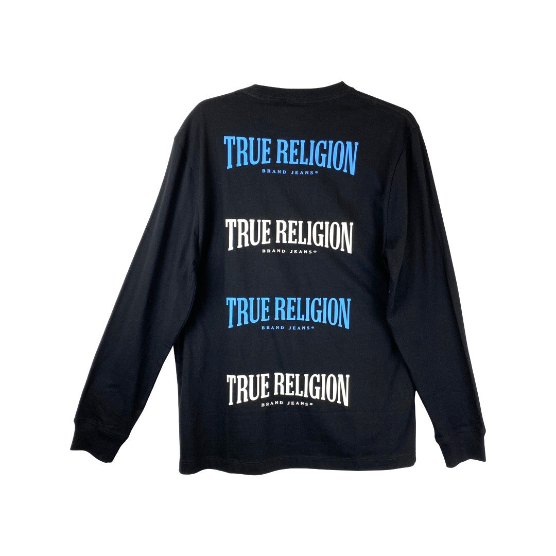 True religion black shops long sleeve