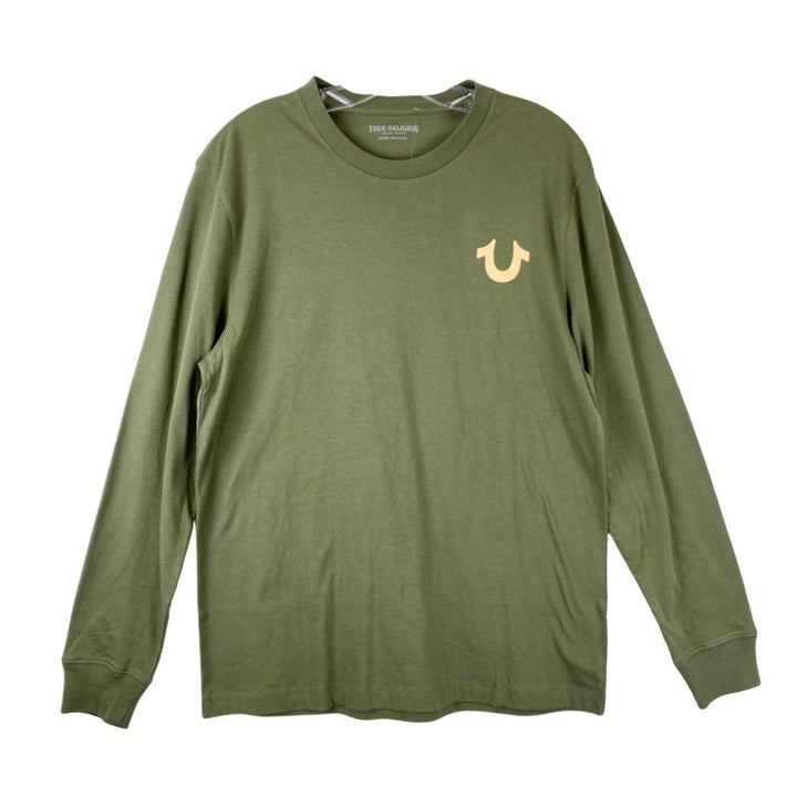 True Religion Long Sleeve Shirt-Green Front