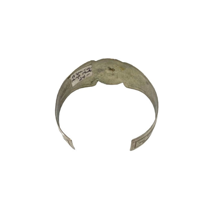 Alpaca Thin Metal Abstract Cuff-Back