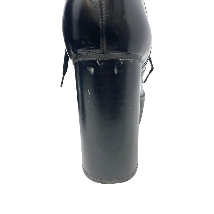 Zara Lace up Platform Heel Boots-Detail