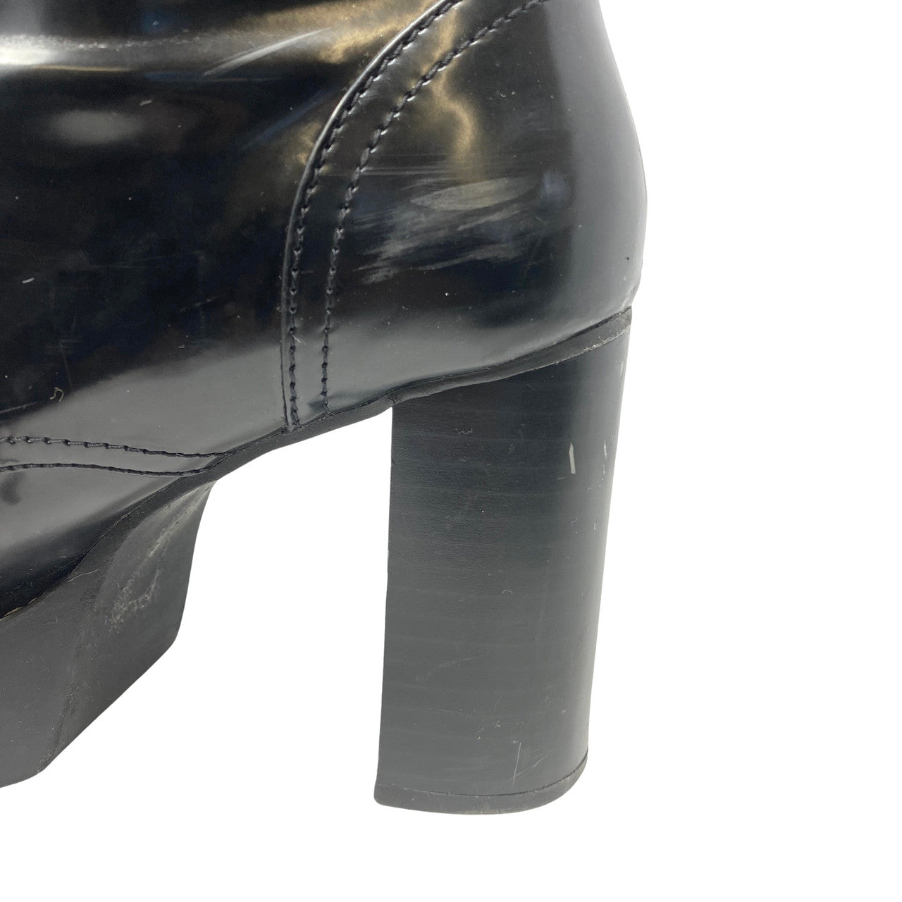 Zara Lace up Platform Heel Boots-Detail 2