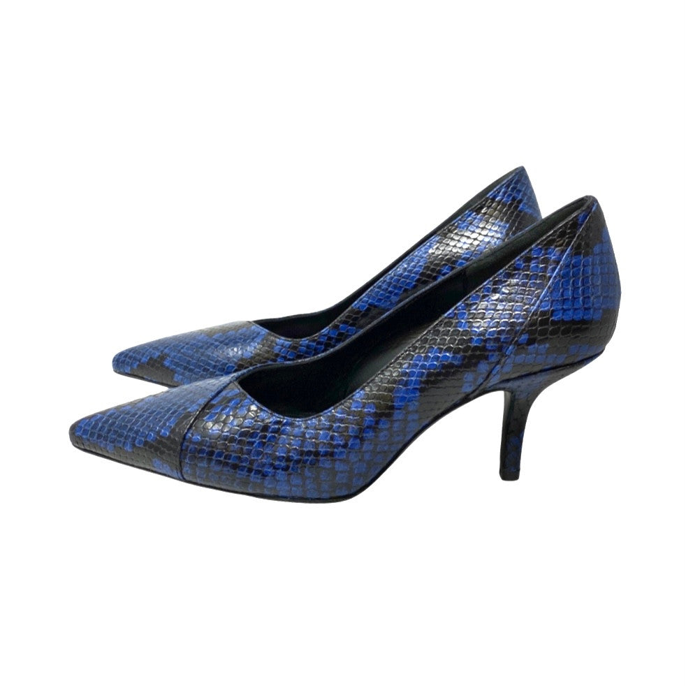 Anine Bing Python Devon Pumps-Blue Side