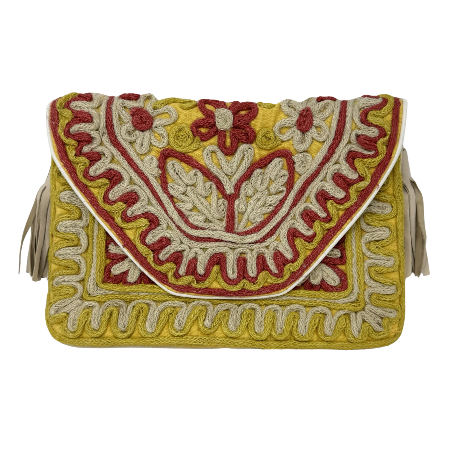 Shashi Embroidered Floral Crossbody Bag