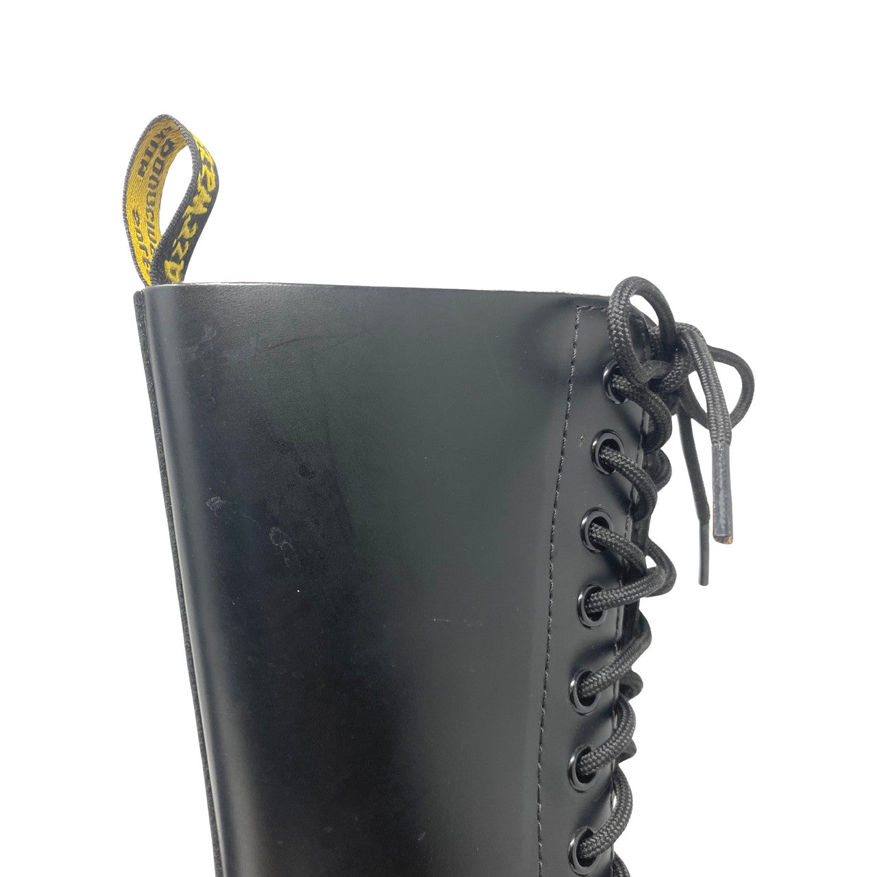Dr Martens Tall Lace up Leather Boots-Detail 4