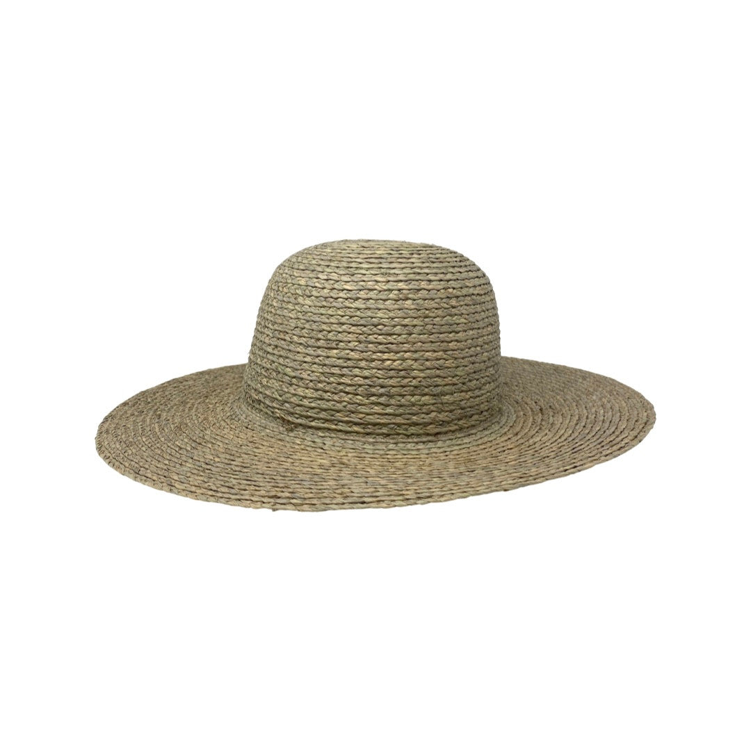 Hat Attack Braided Raffia Beach Hat-Side