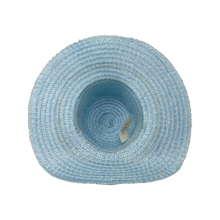 Vintage 70's Baby Blue Floppy Hat-Inside