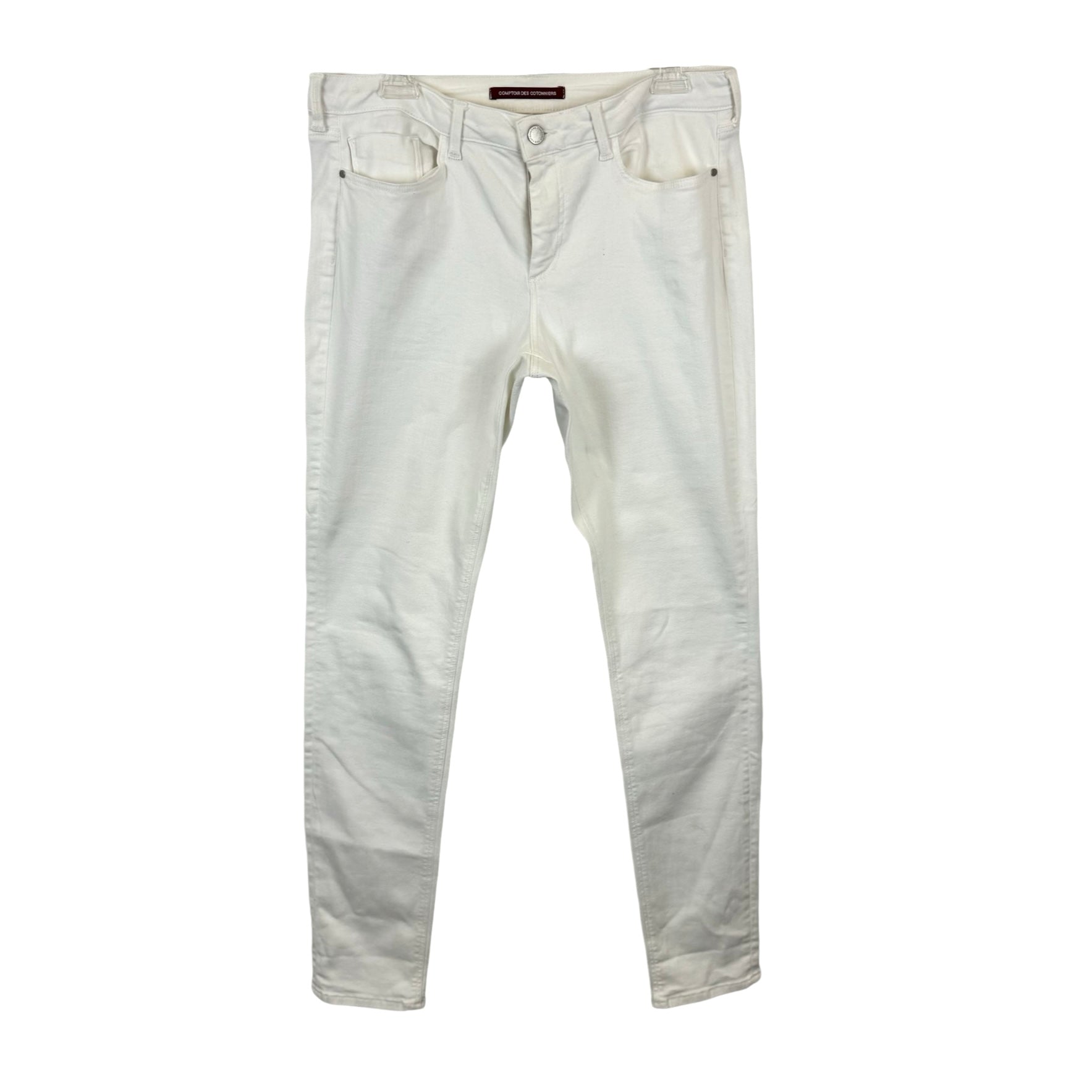 Comptoir Des Cotonniers 5 Pocket White Skinny Jeans