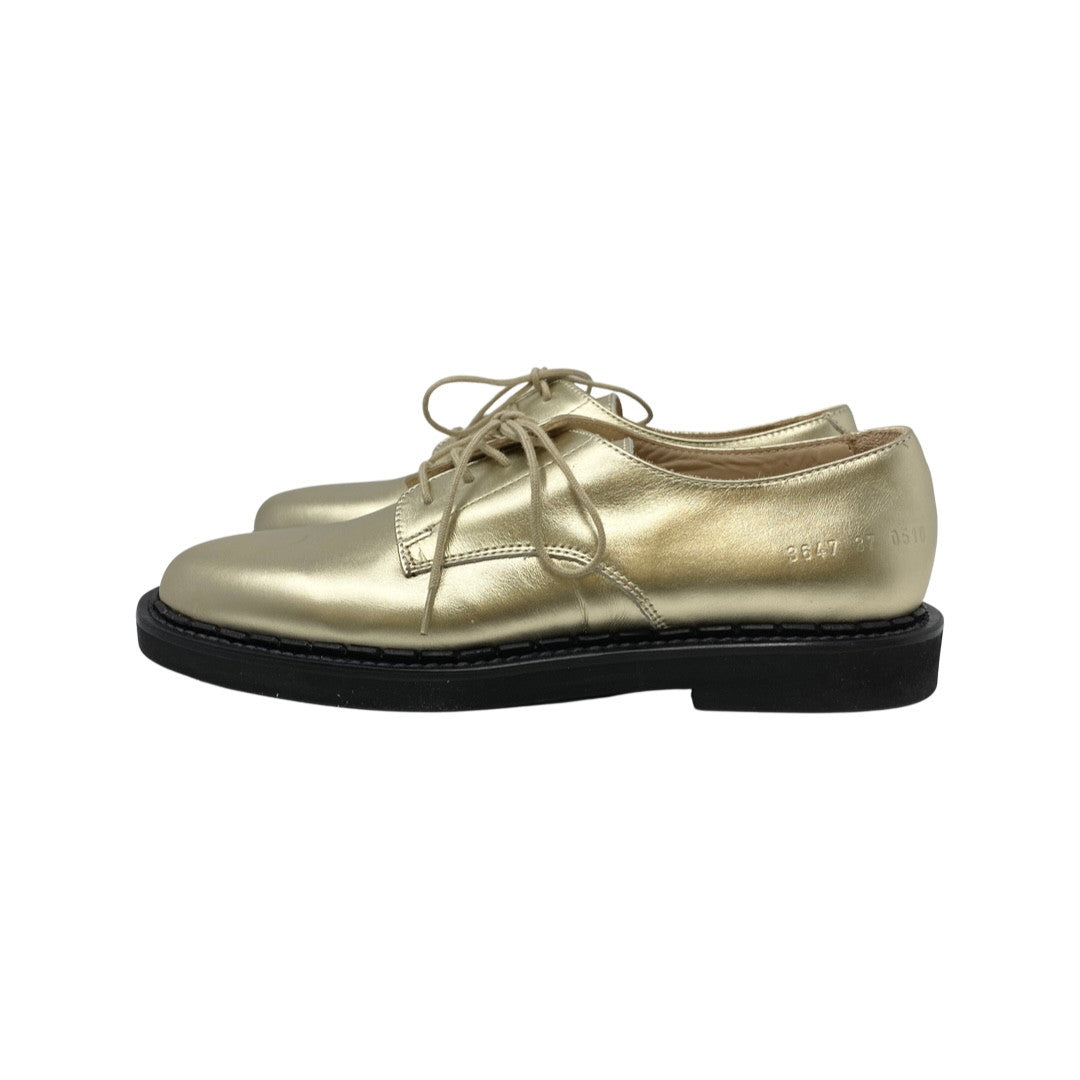 Woman by Common Projects Foil Cadet Derby Oxford Shoes-Side