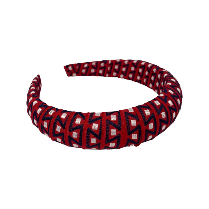 Geometric Ribbon Wrapped Headband-Thumbnail