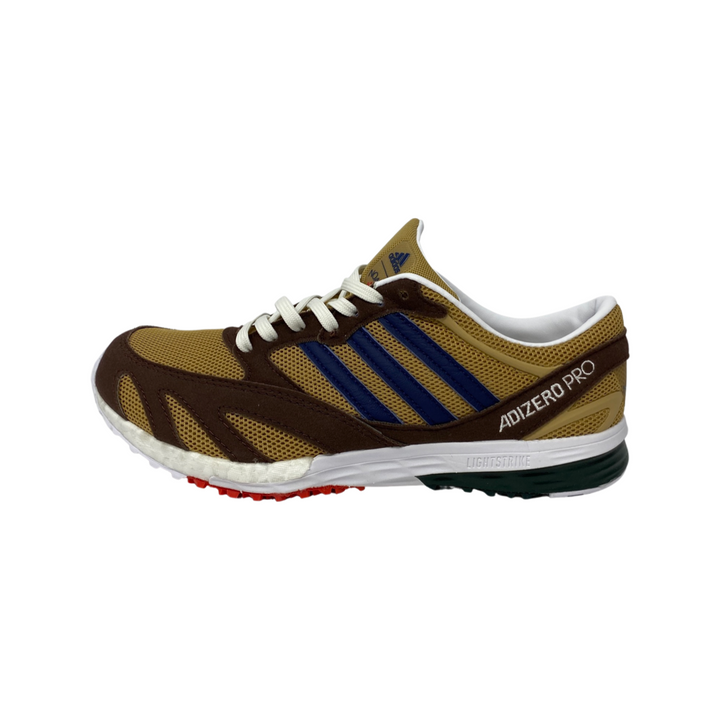 Adidas x Noah Brown and Navy Lab Racer Sneakers-Side