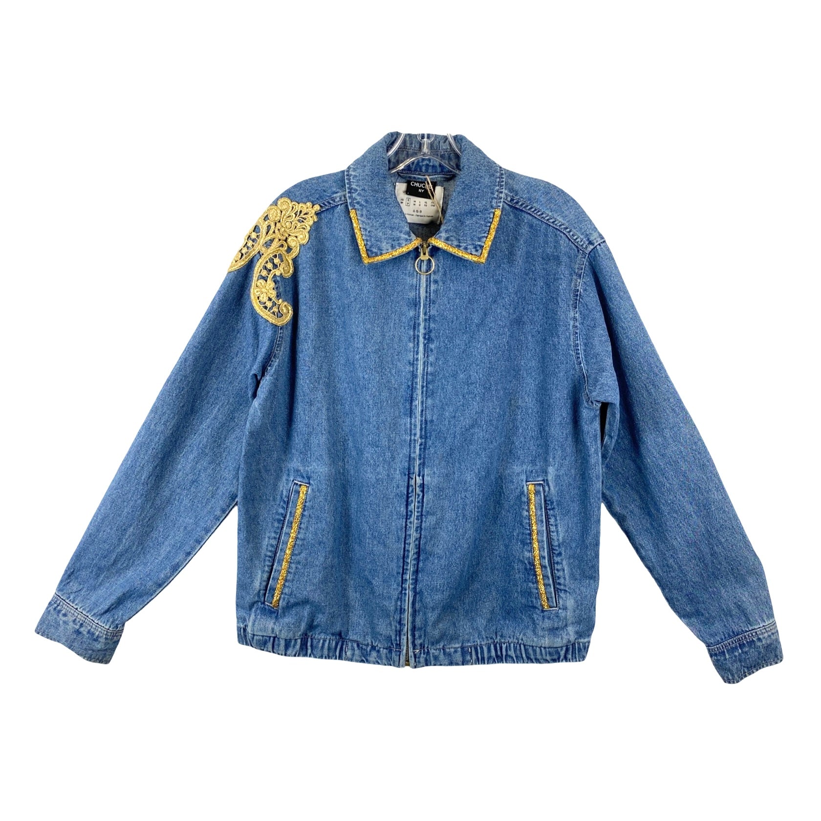 Salvage Renaissance x CHUCHU NY Upcycled Denim Jacket