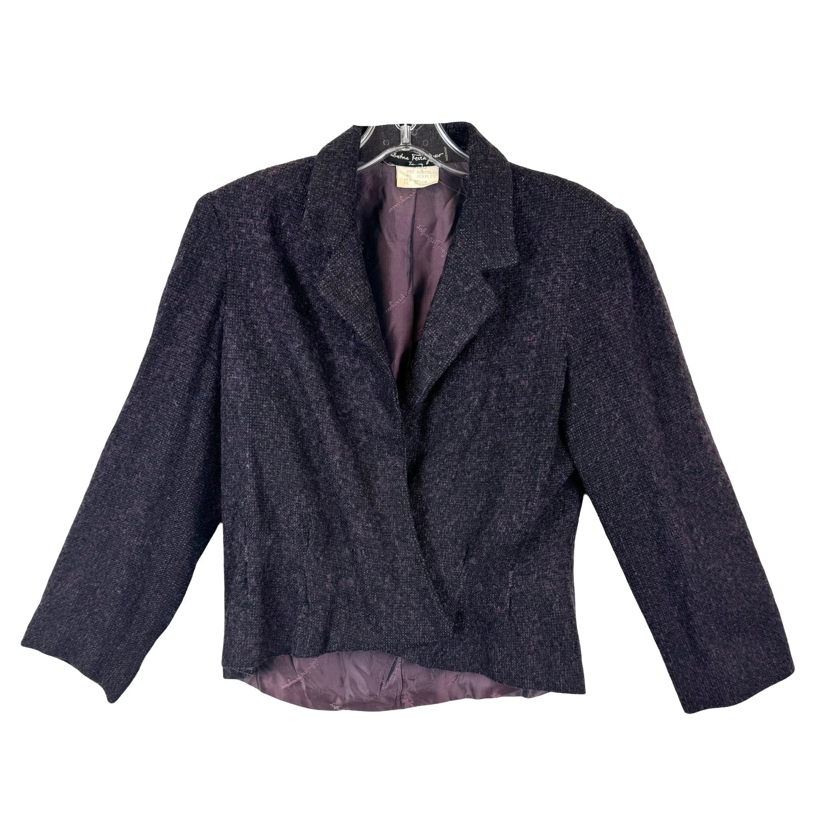 Vintage Salvatore Ferragamo Mohair Blend Blazer