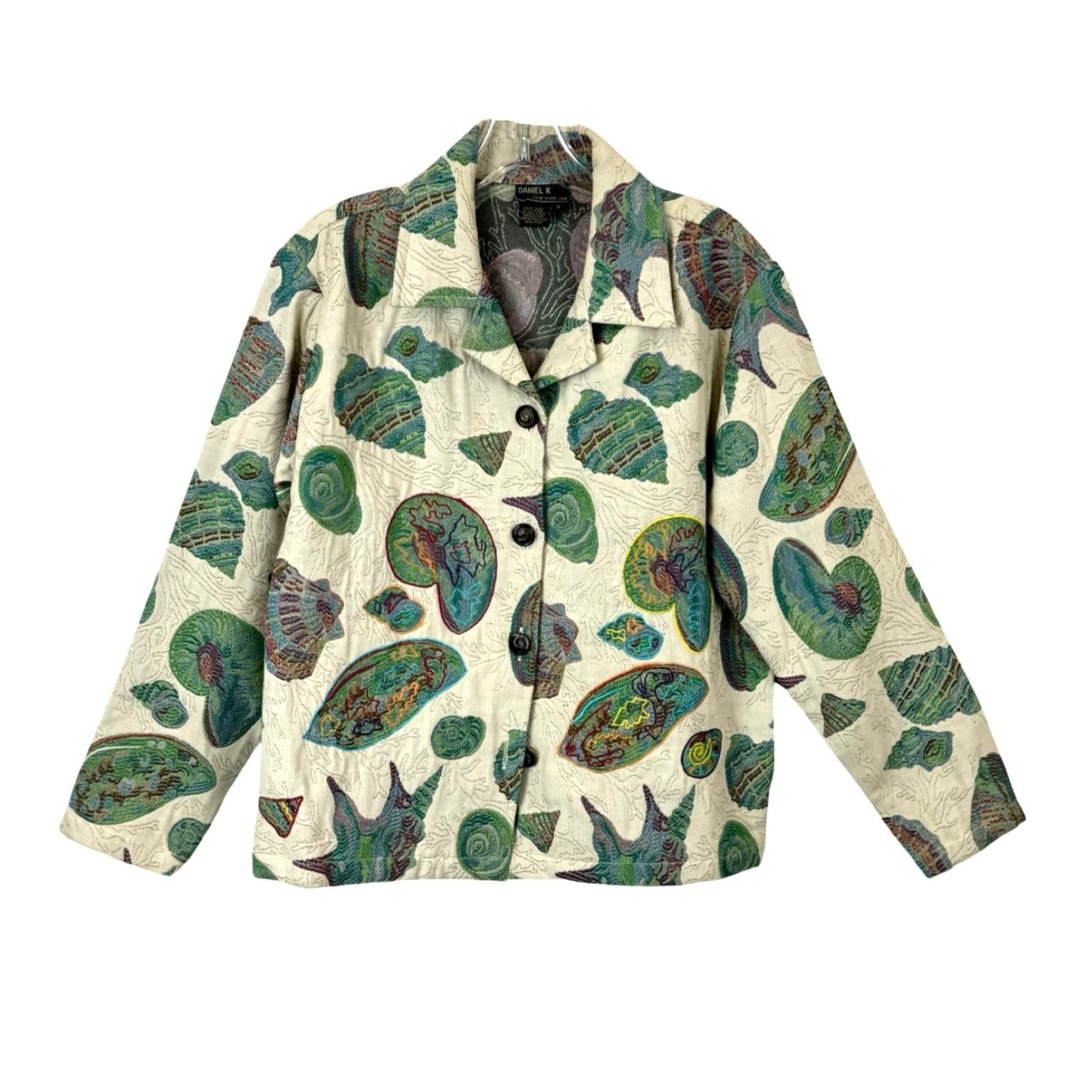 Daniel K Jacquard Shell Print Jacket