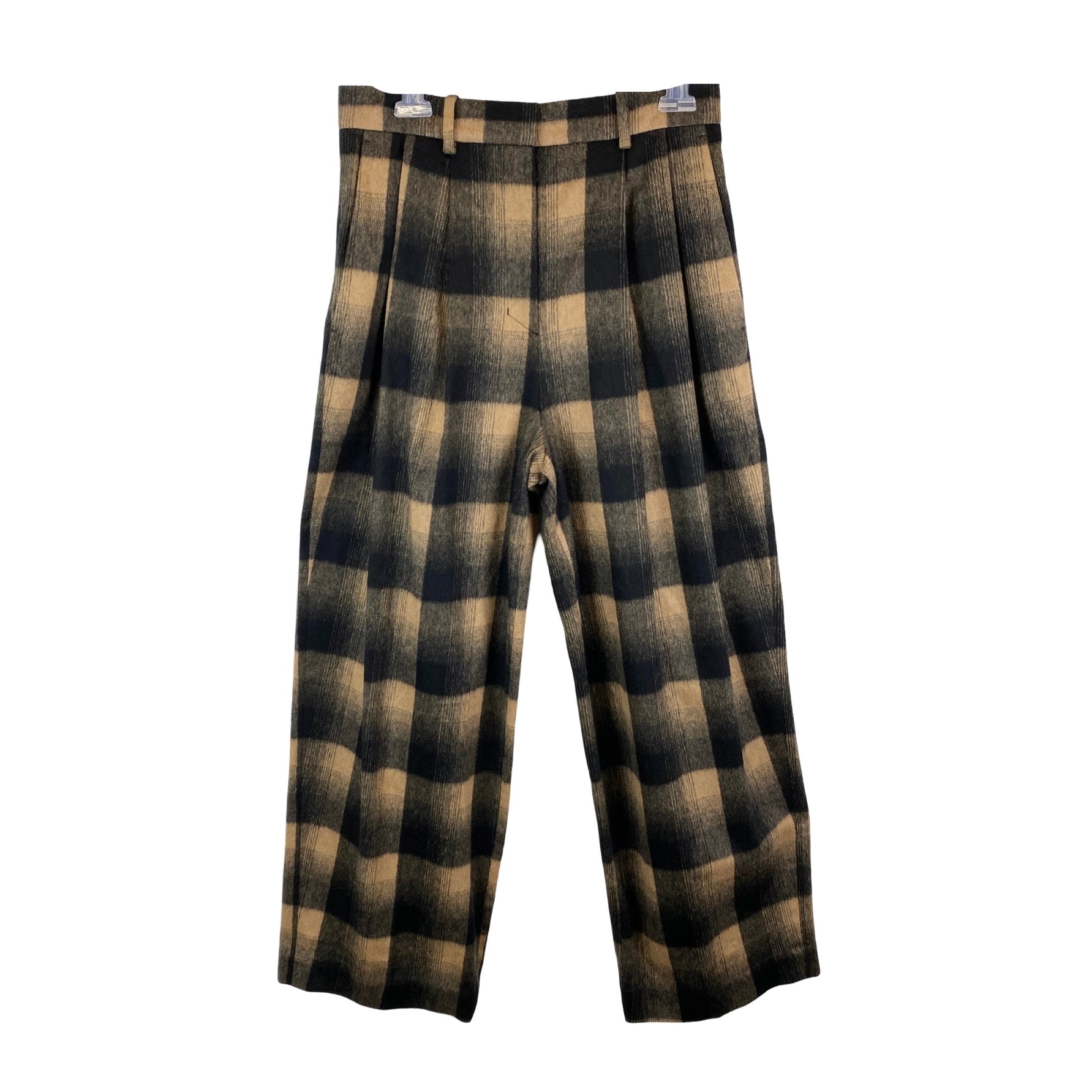 COS Plaid Wool Blend Pants