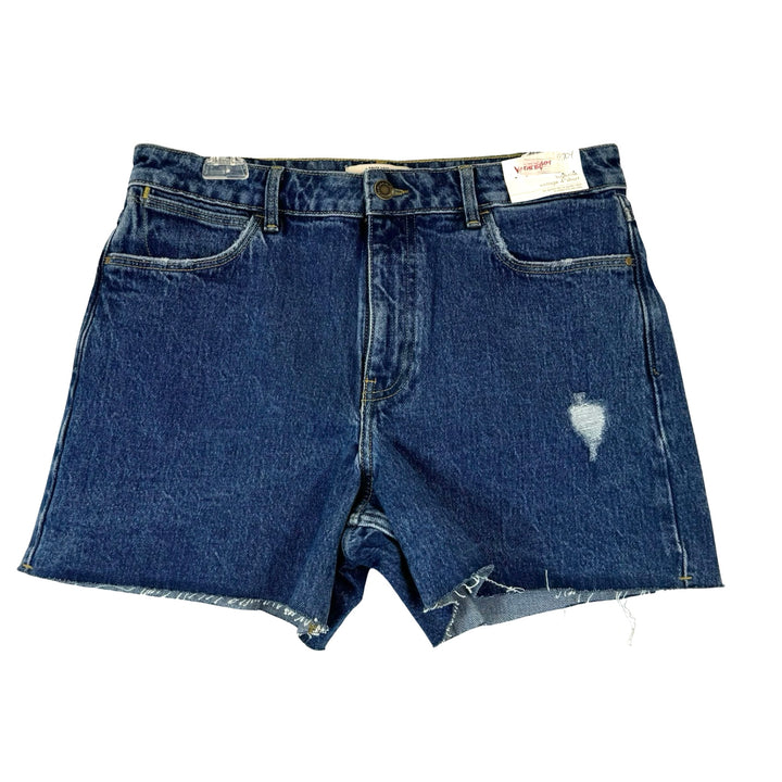 Wrangler High Rise Cut Off Denim Shorts