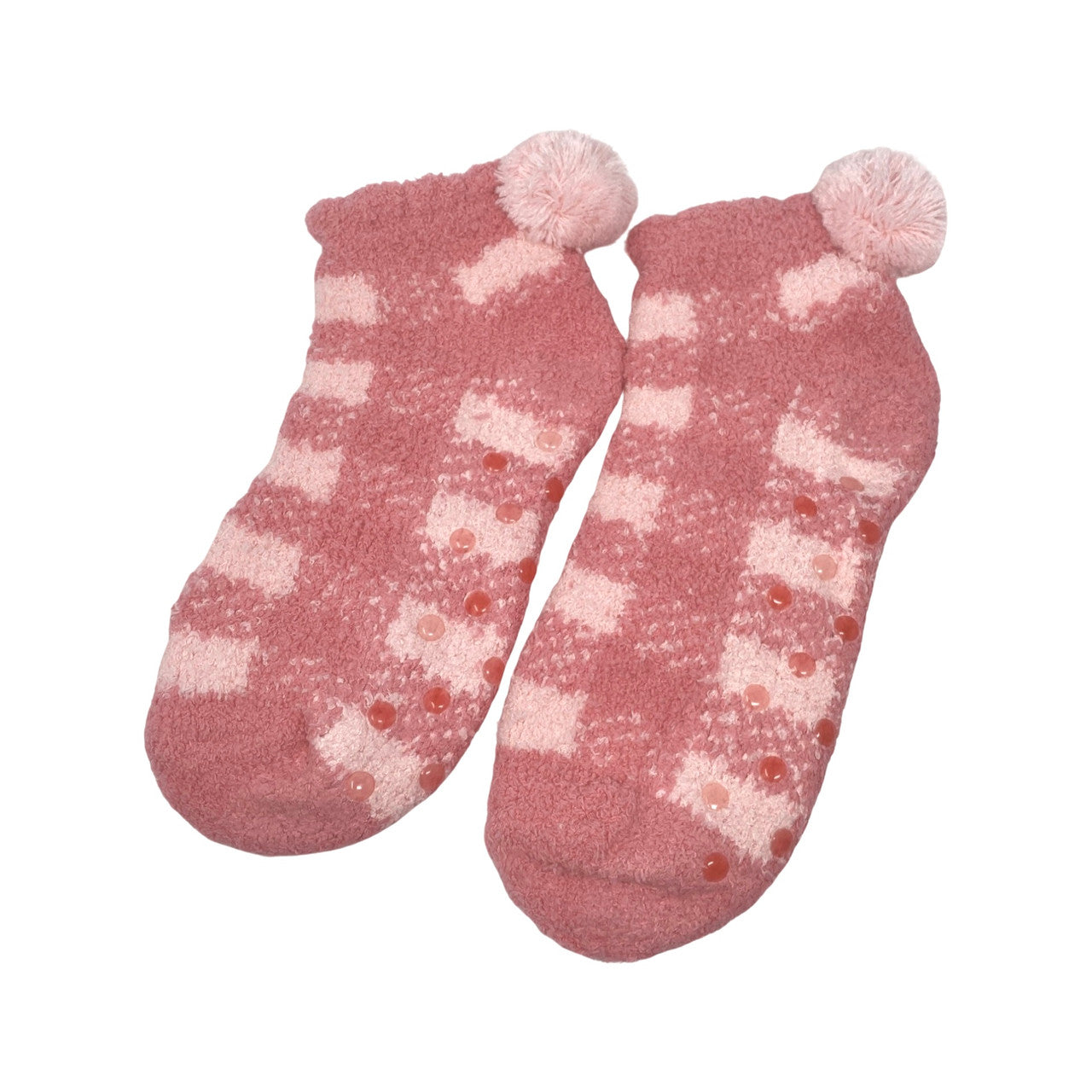 Shiraleah Chloe Home Socks-Pink Side 2