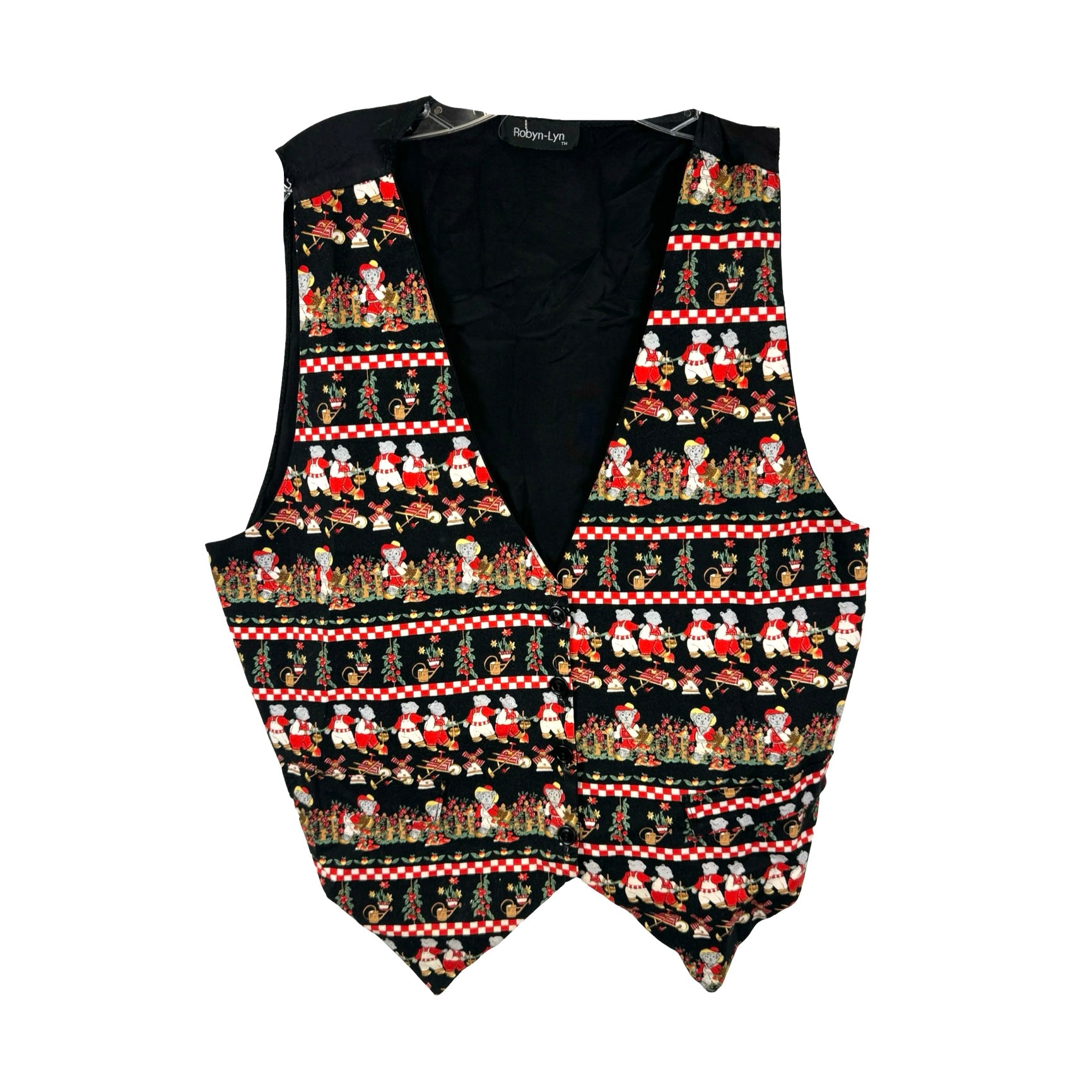 Vintage Robyn-Lyn Christmas Theme Vest