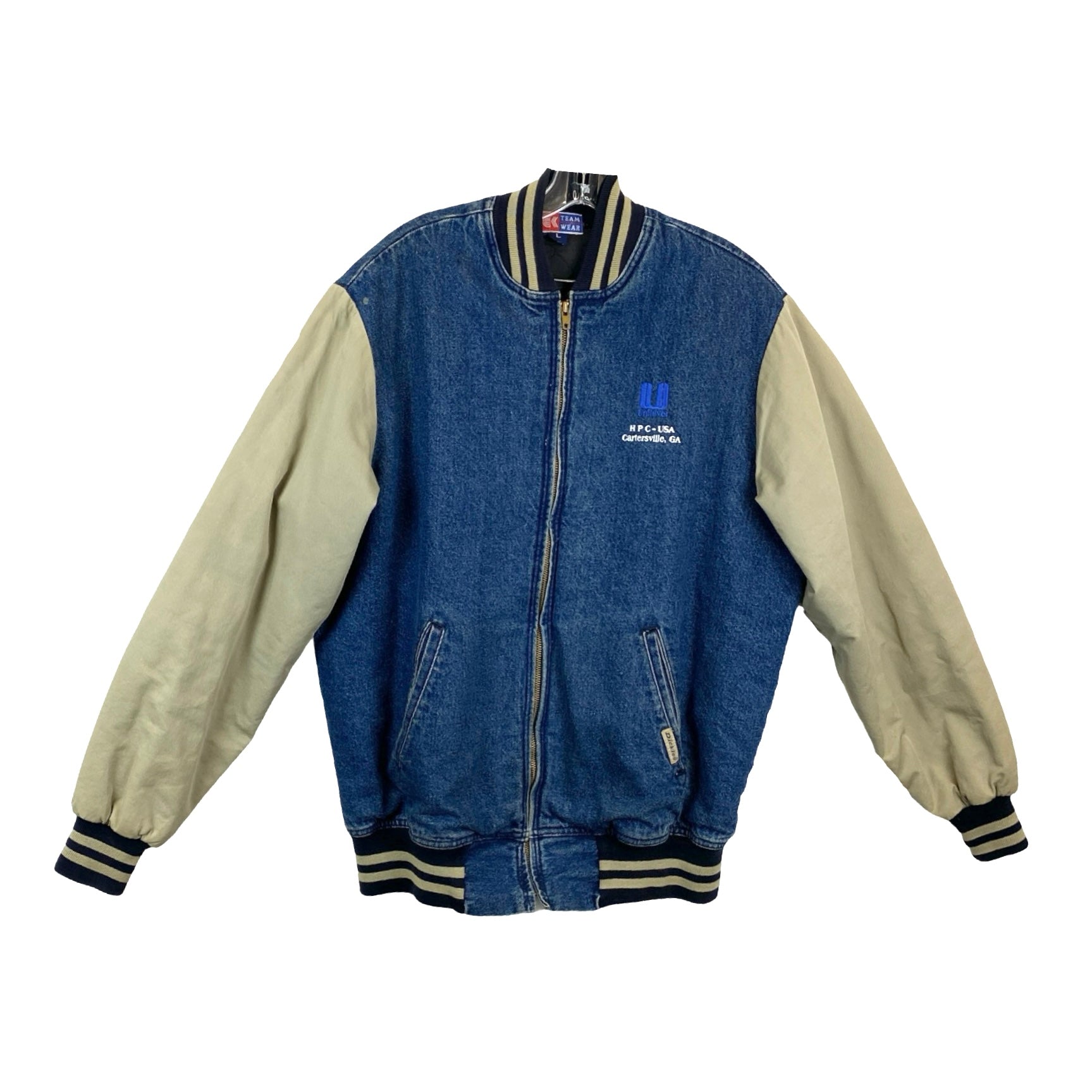 Vintage Dickies Team Wear Denim Bomber Jacket