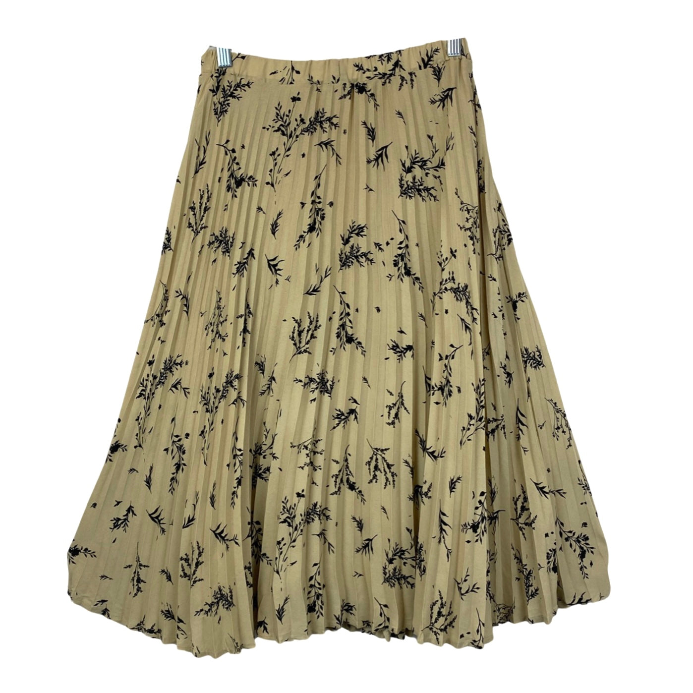 Sweet Baby Jamie Floral Pleated Midi Skirt