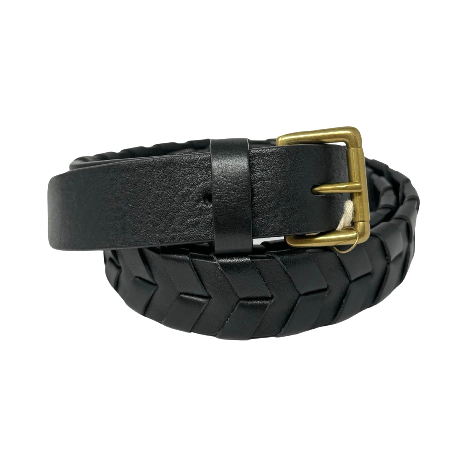 Billy Reid Braided Leather Belt