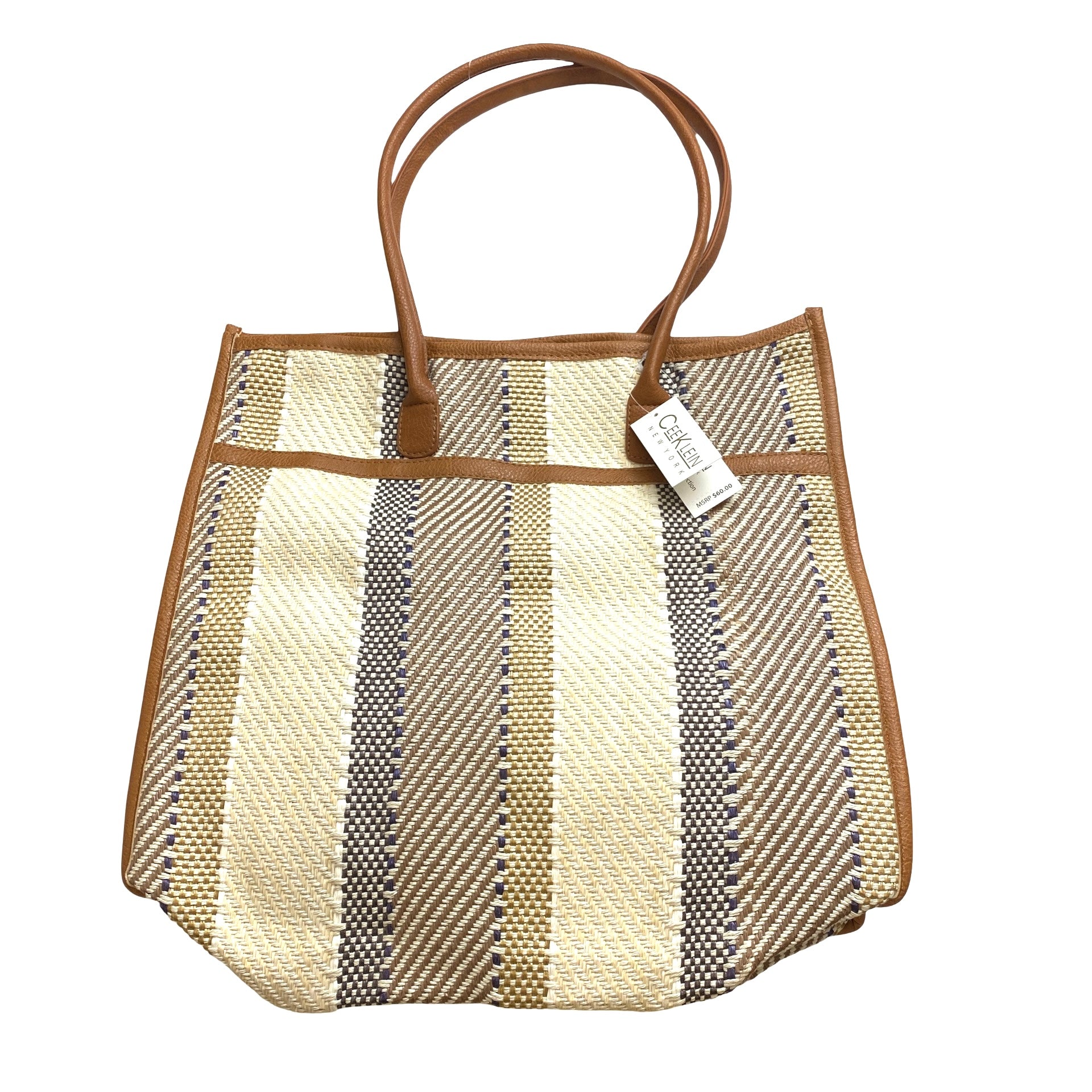 Cee Klein New York Striped Beach Tote