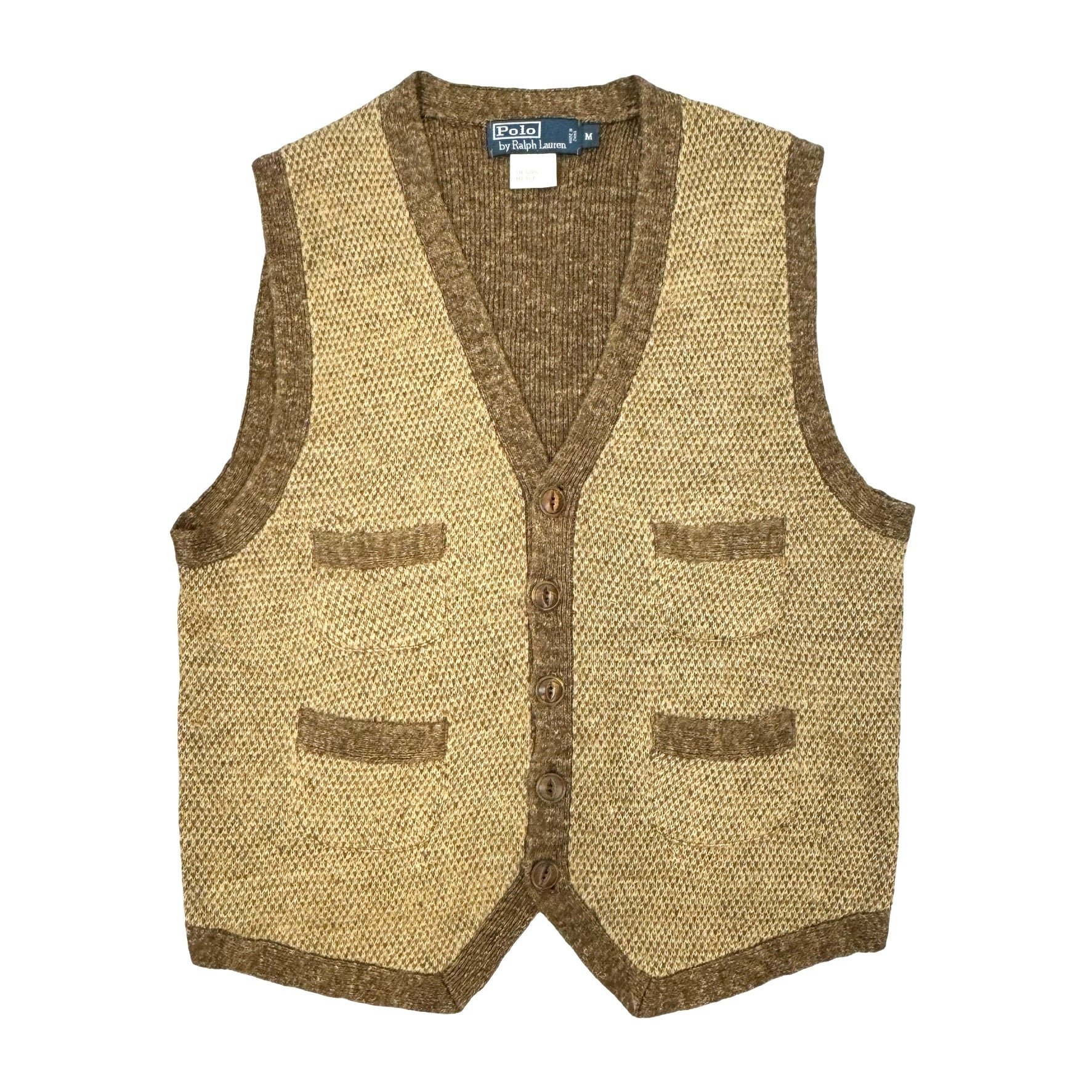 Polo by Ralph Lauren Linen Silk Blend Knit Vest