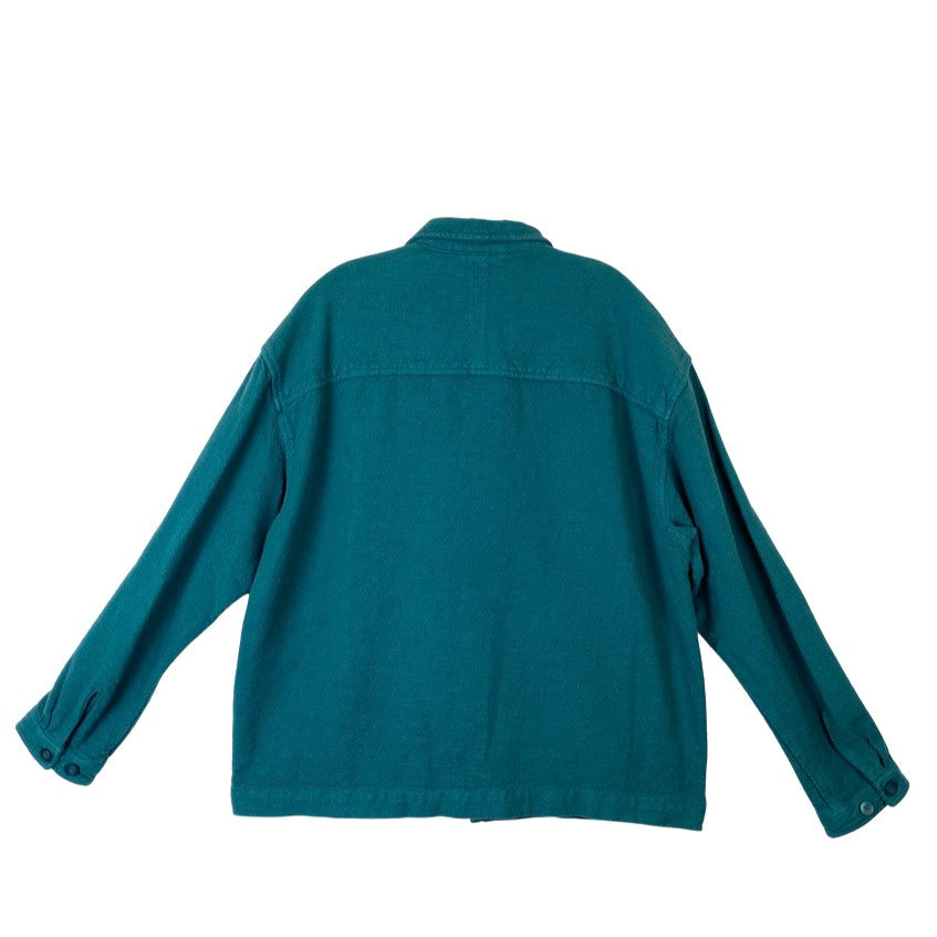 Urban Outfitters X Standard Cloth Teal Oversized Shacket-Back