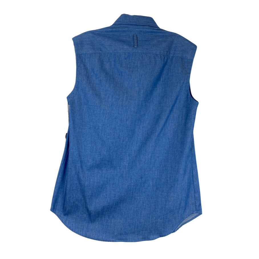 Kal Rieman Denim Sleeveless Shirt-back