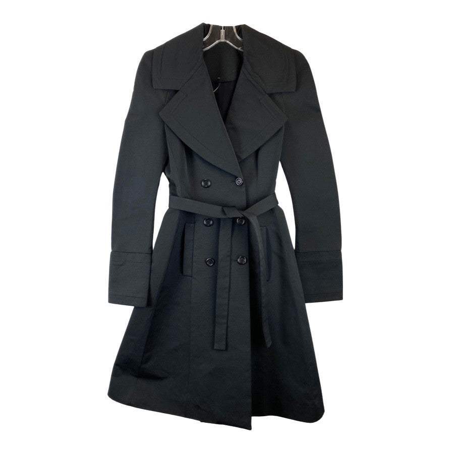 Zac Posen Belted Double Breasted Coat-Thumbnail