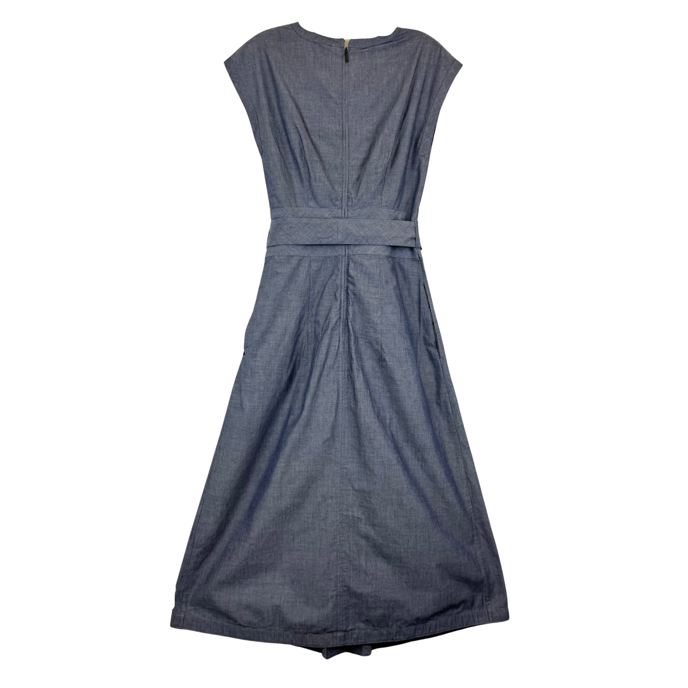 Billy Reid Chambray V-Neck Dress