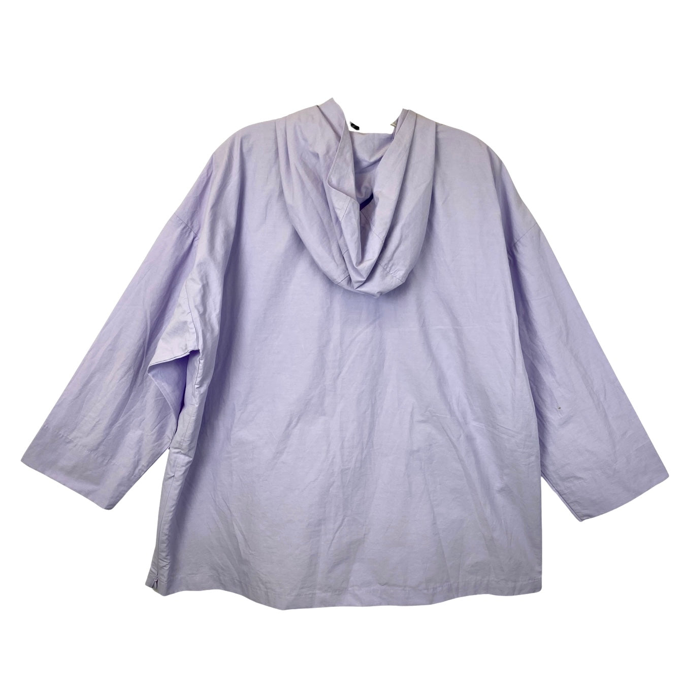 Eileen Fisher Organic Cotton Nylon Popover Jacket