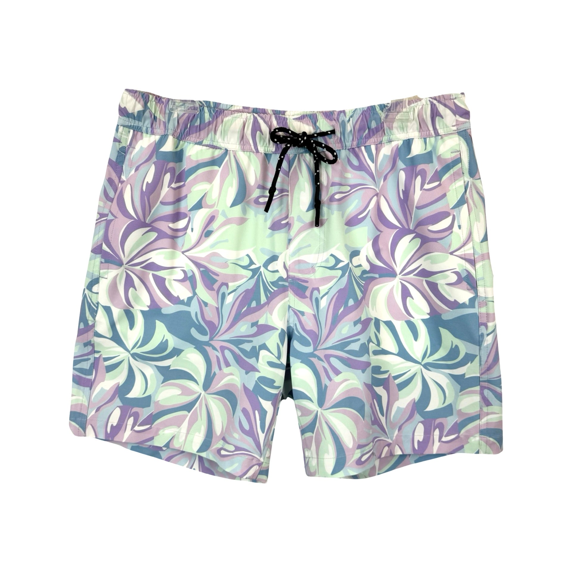 Surfside Supply Pastel Leaf Swim Trunks