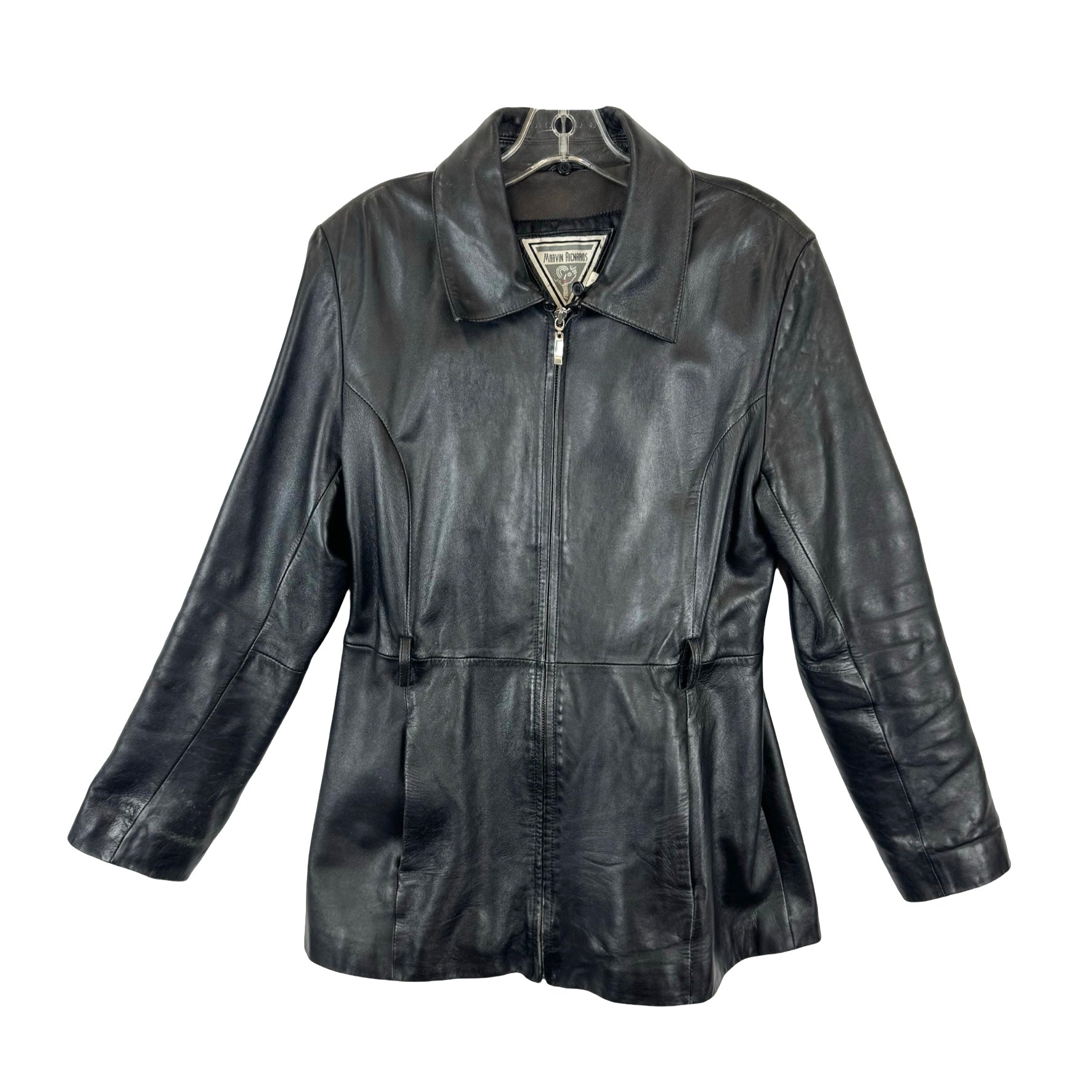 Vintage Marvin Richards Belted Leather Jacket