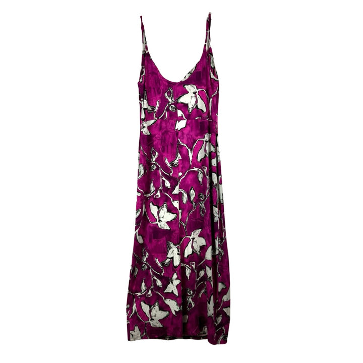 Peruvian Connection Cowl Neck Floral Print Jersey Dress