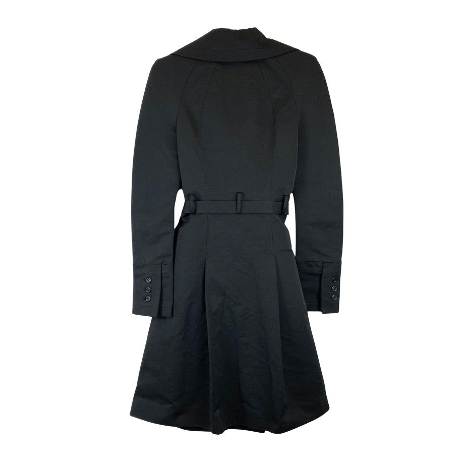 Zac Posen Belted Double Breasted Coat-Back