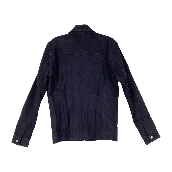 Reiss Cash Suede Zip Through Jacket-Back